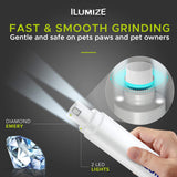 ILUMIZE Dog Nail Grinder Clipper For Small Medium Or Large Sized Dogs 