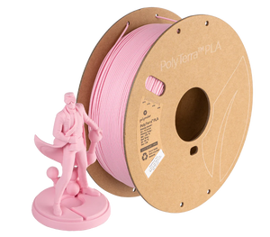 POLYMAKER PolyTerra PLA Matte 3D Printer Filament 1.75mm 1KG (Sakura Pink)