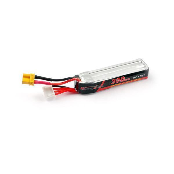 HappyModel 300mAh 3S 30C 11.4V LiPo LiHV Battery XT30 Mobula7 HD